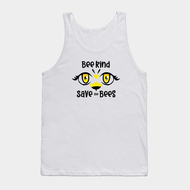 bee kind save the bees Tank Top by Qprinty